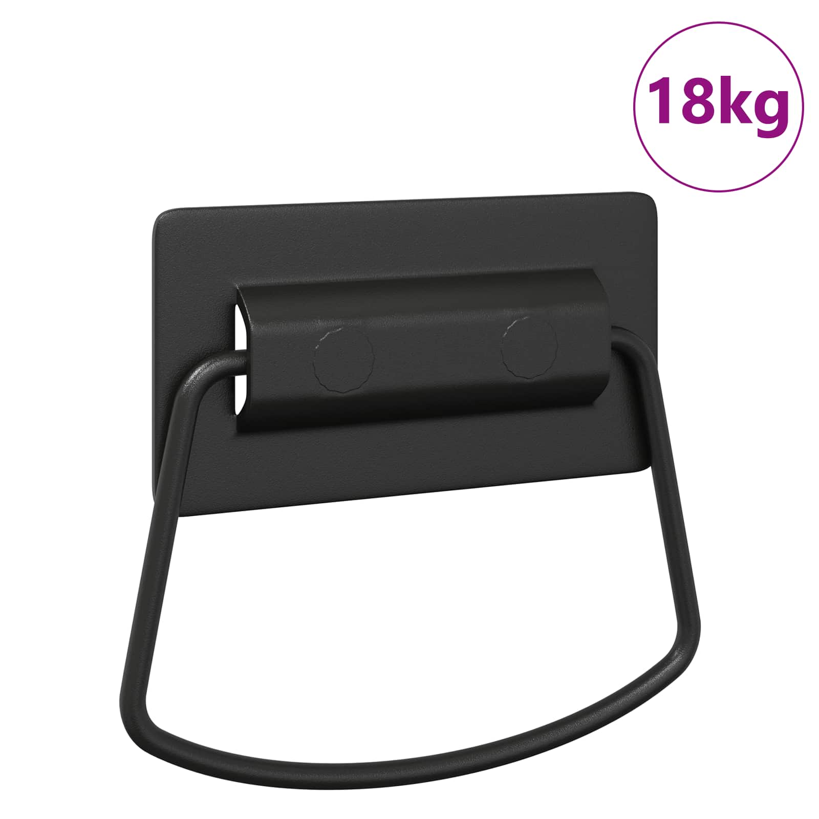 Χερούλια Ντουλαπιών Μαύρο 85 x 45 χιλ Μέταλλο - Pakobazaar