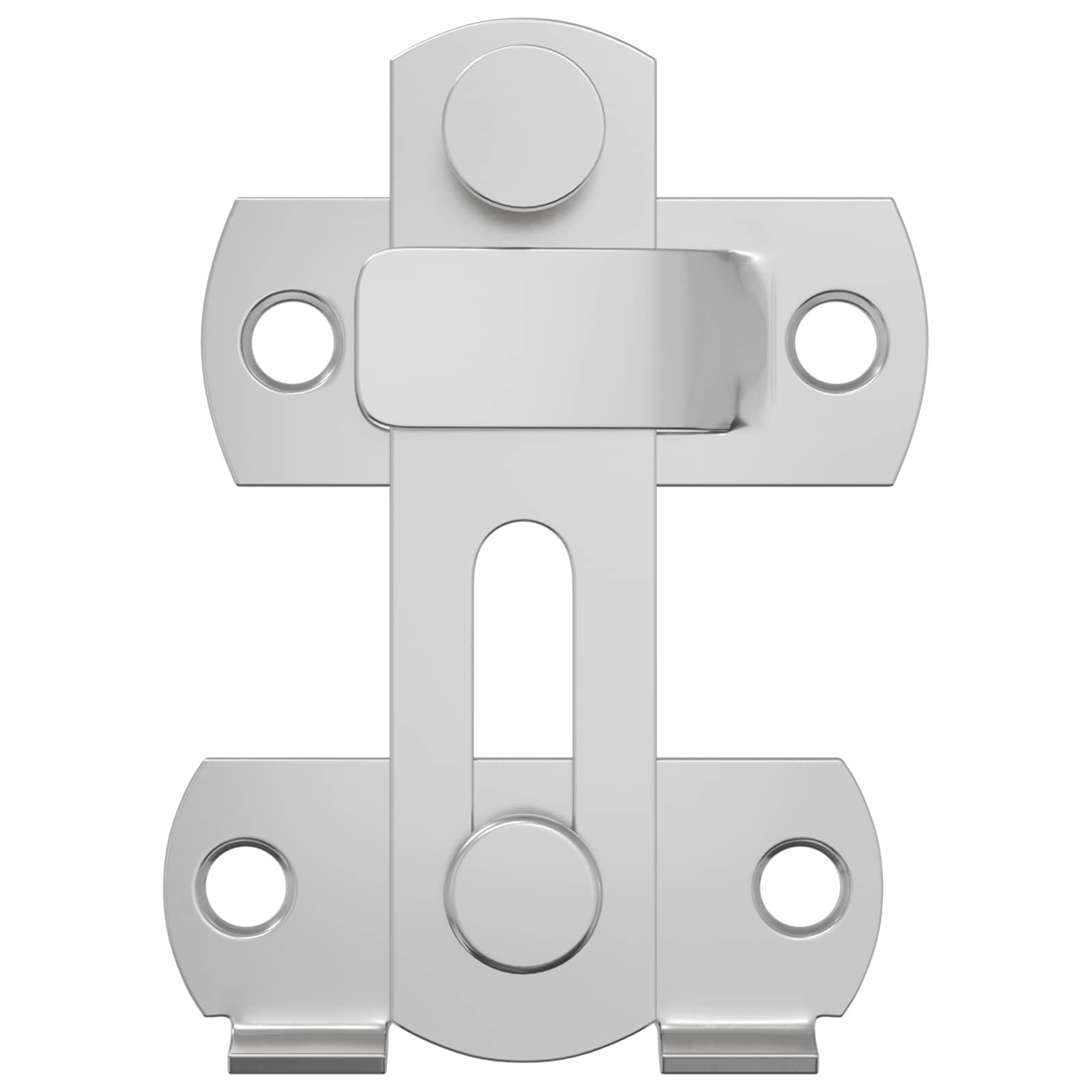 Μεταλλικός κλειδαριάς πόρτας 2 pcs Ασημί 70 x 8 mm Ατσάλι