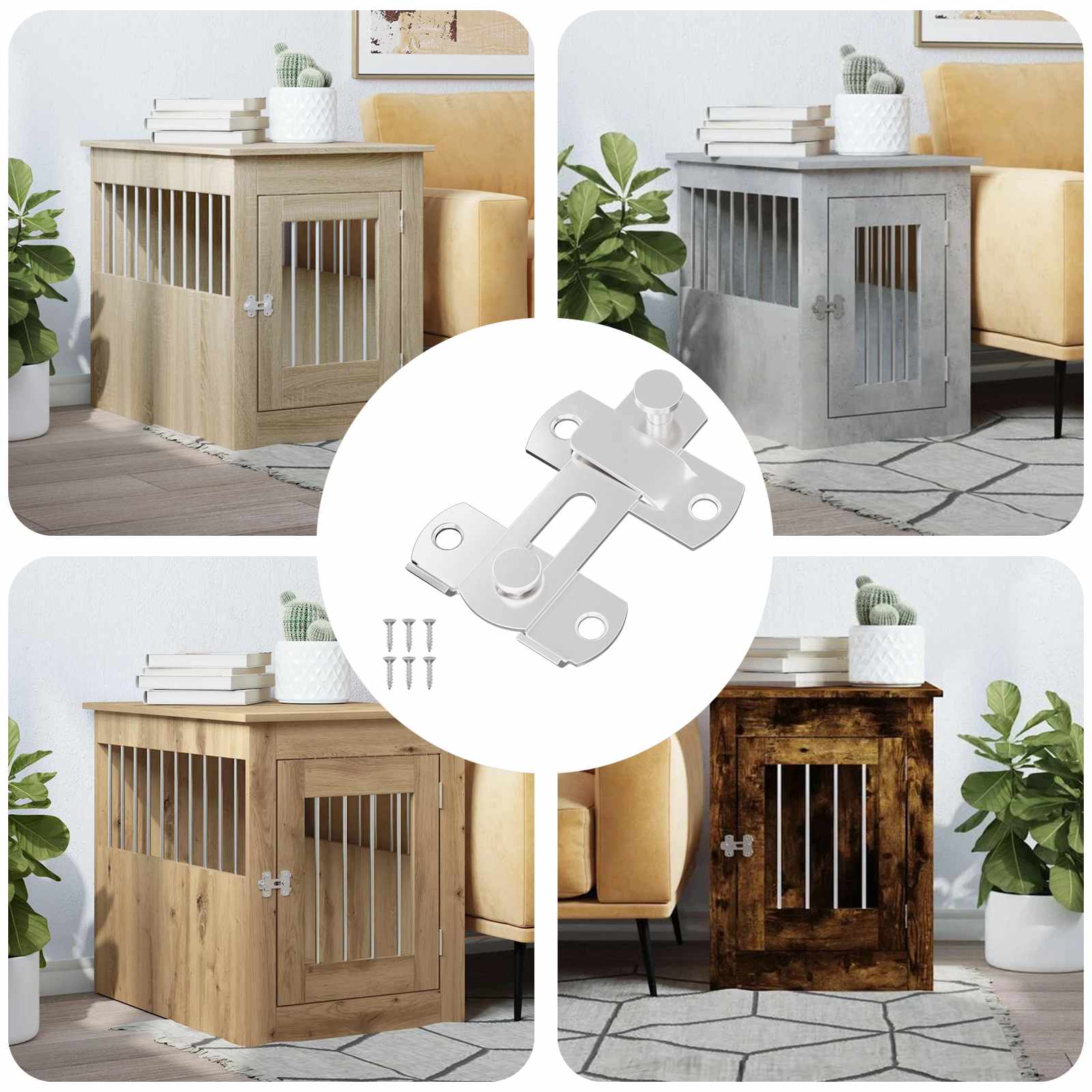Μεταλλικός κλειδαριάς πόρτας 423 pcs Ασημί 70 x 8 mm Ατσάλι