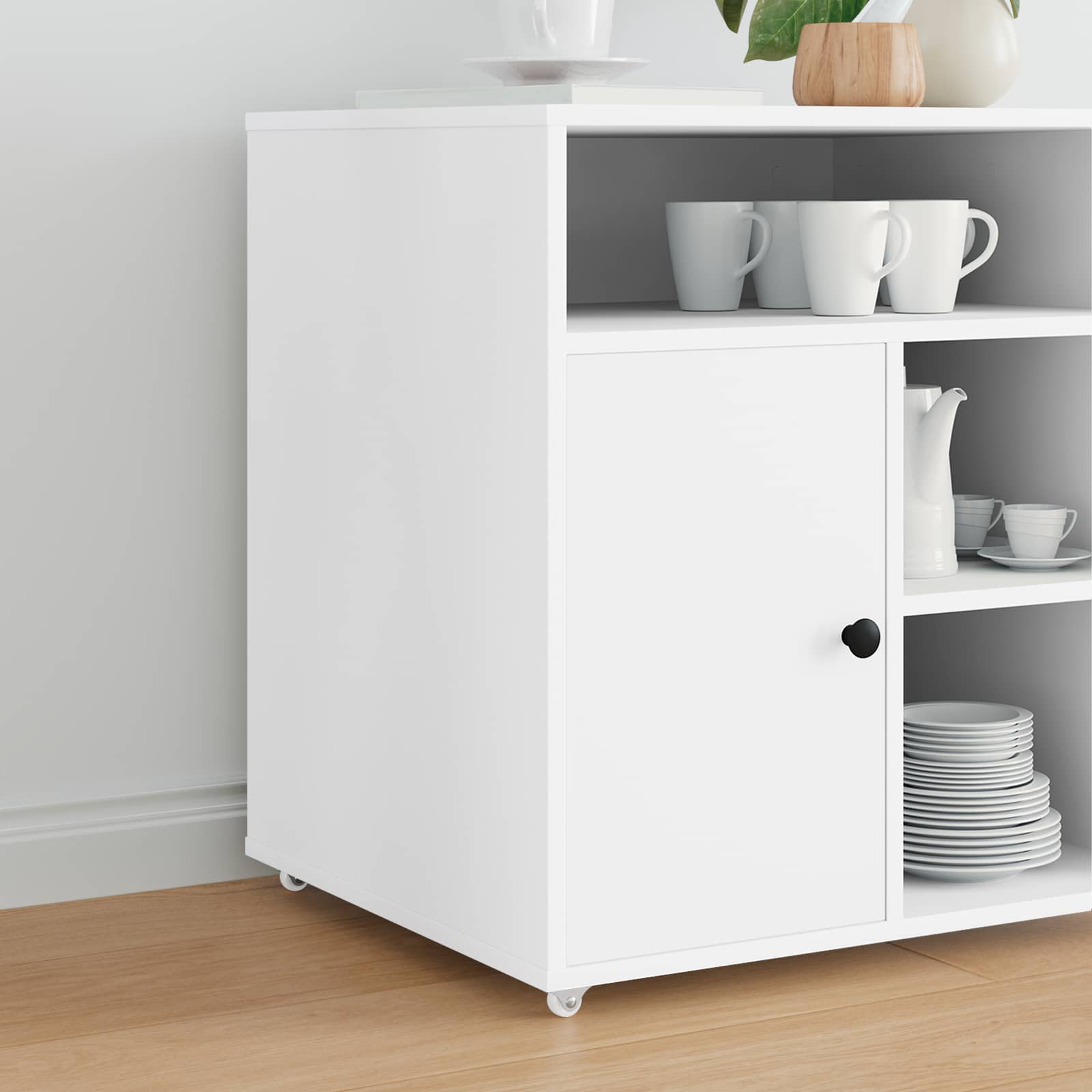 Τροχίσκος 2 pcs Λευκό 42 x 11,5 x 29 mm Σίδερο