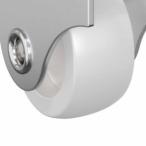 Τροχίσκος 12 τμχ. Λευκό 42 x 11,5 x 29 mm Σίδερο