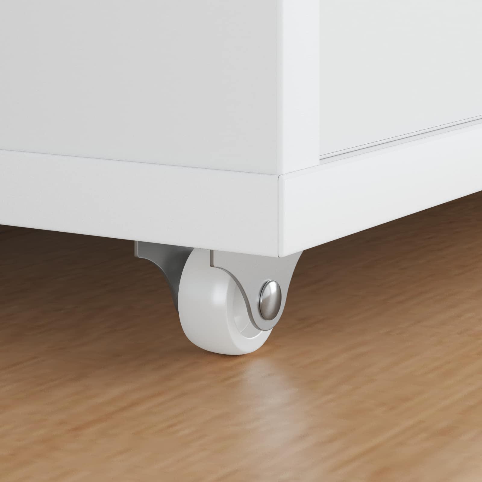 Τροχίσκος 12 pcs Λευκό 42 x 11,5 x 29 mm Σίδερο