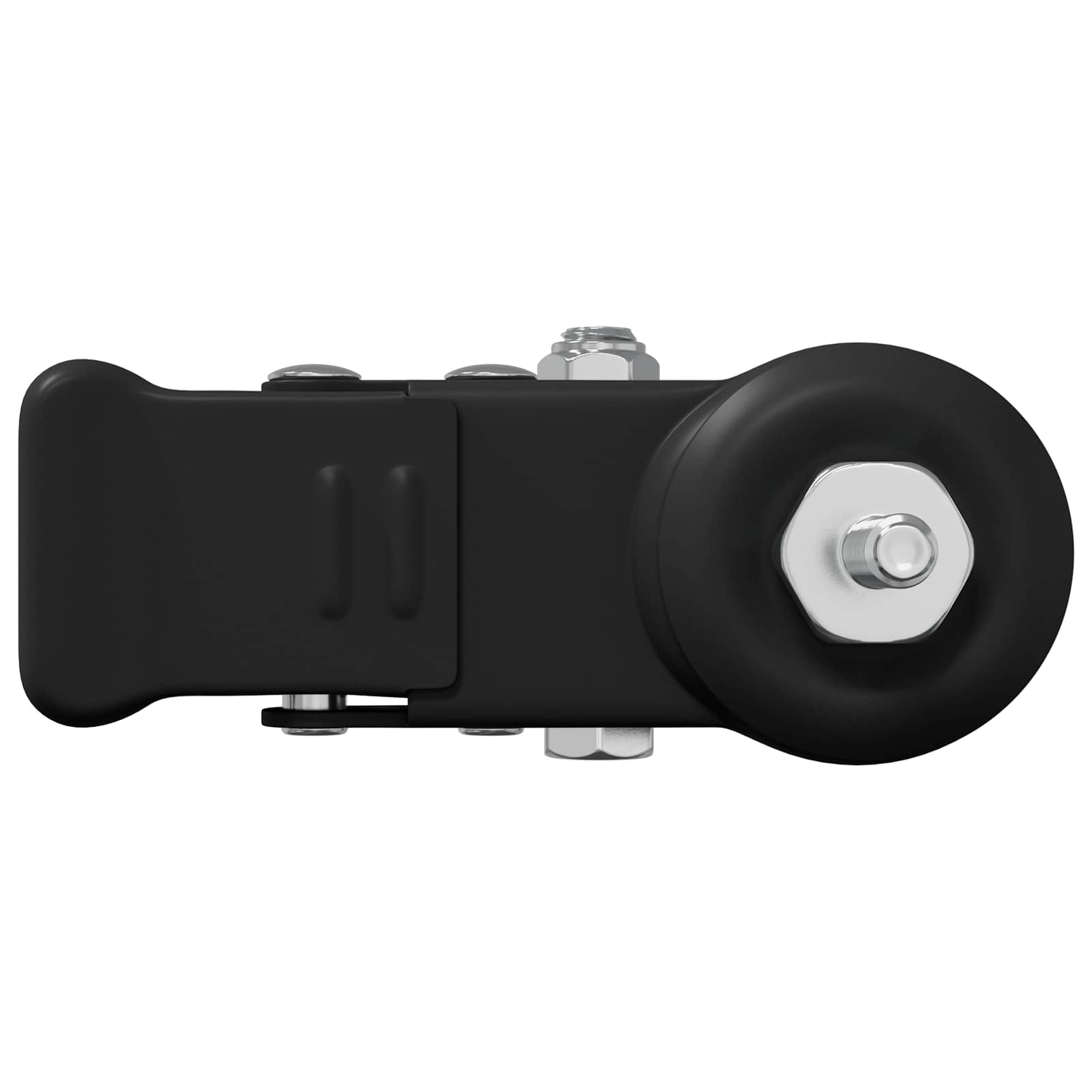 Ρόδες 12 pcs Μαύρο M6 x 37 χιλ Σίδερο και Νάιλον - Pakobazaar