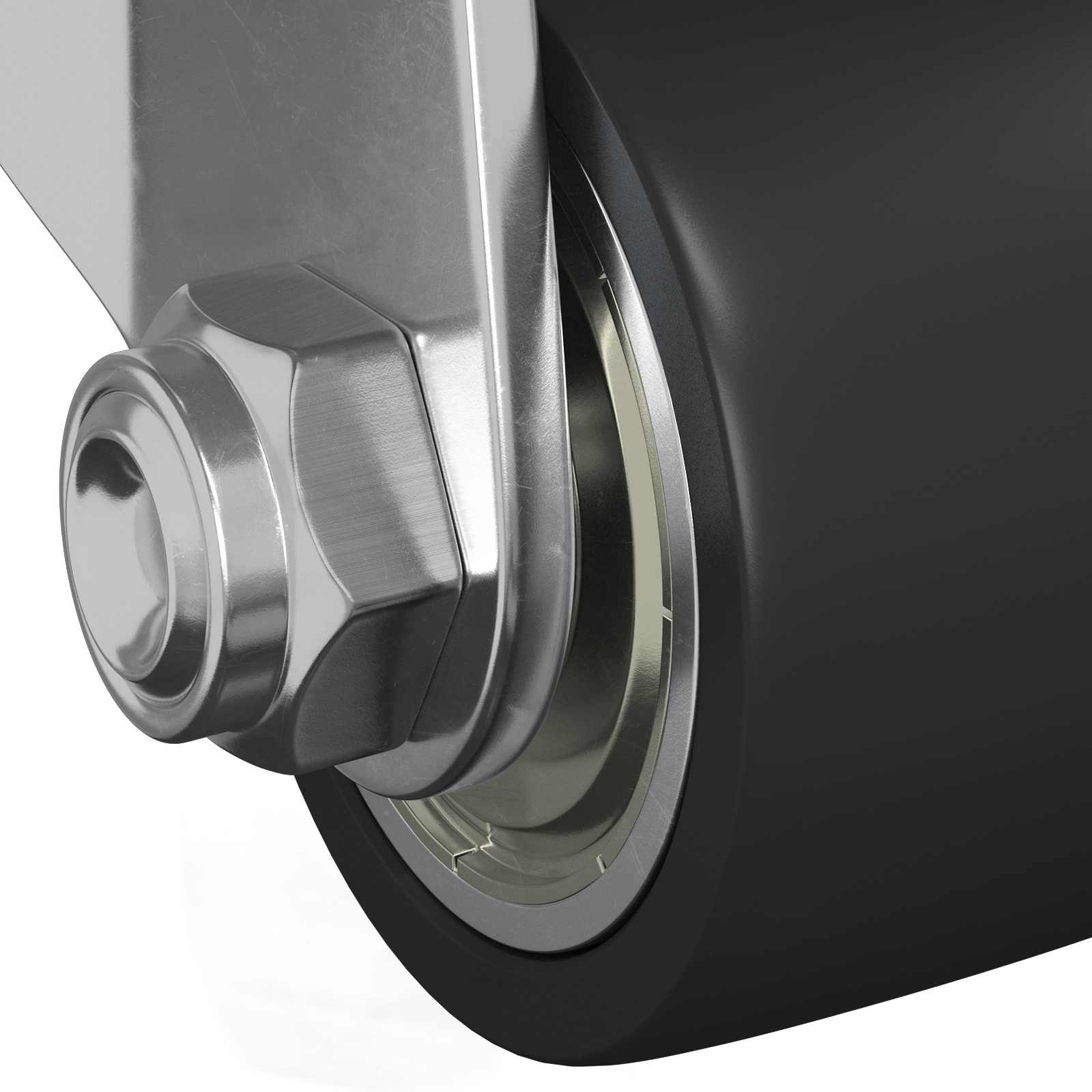 Τροχίσκος 2 pcs Ασημί 44,1 x 44,1 x 1,95 χιλ Νάιλον - Pakobazaar