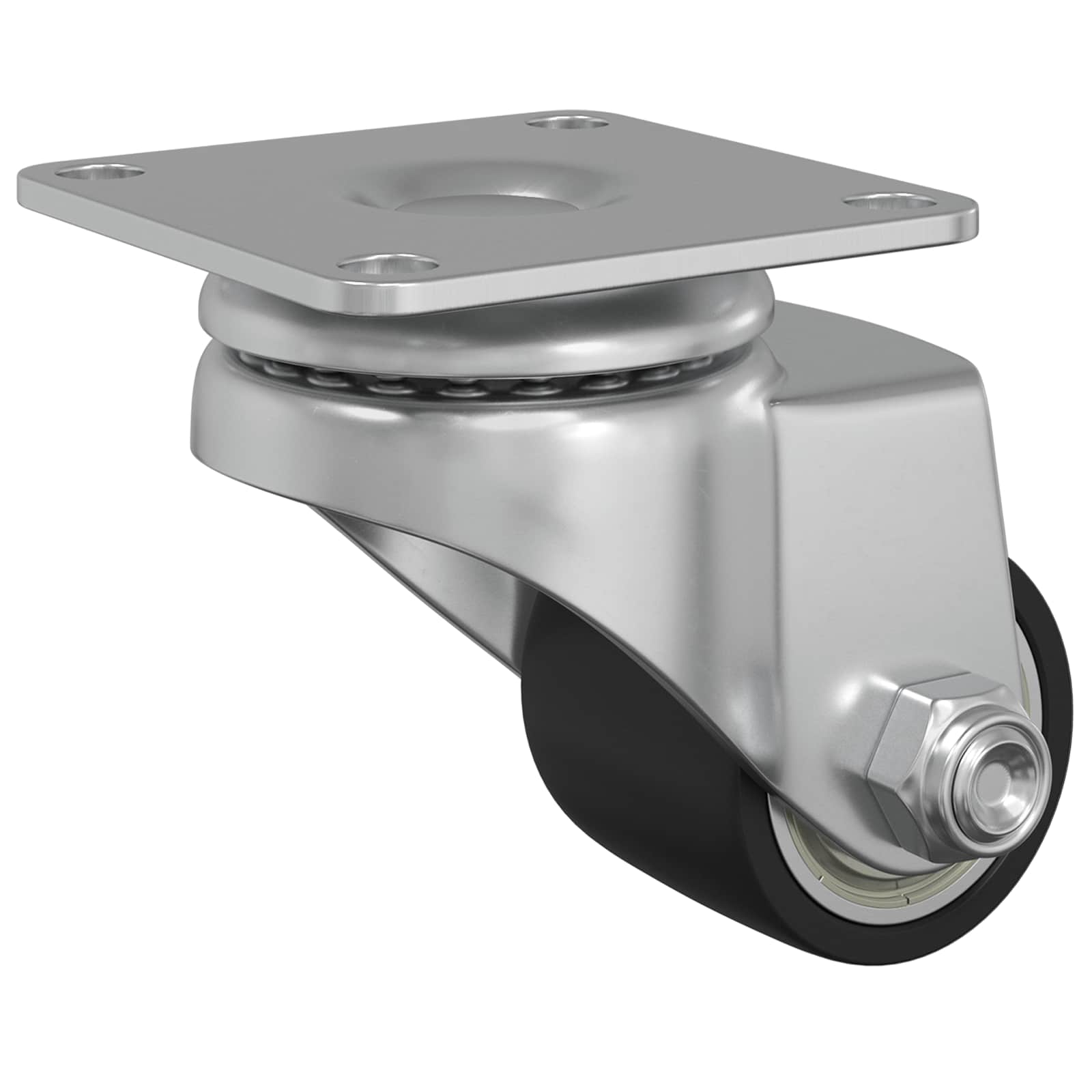 Τροχίσκος 2 pcs Ασημί 44,1 x 44,1 x 1,95 χιλ Νάιλον - Pakobazaar