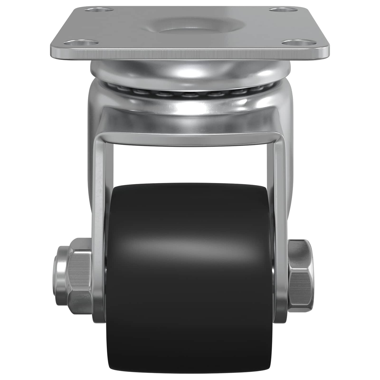 Τροχίσκος 12 pcs Ασημί 44,1 x 44,1 x 1,95 χιλ Νάιλον - Pakobazaar