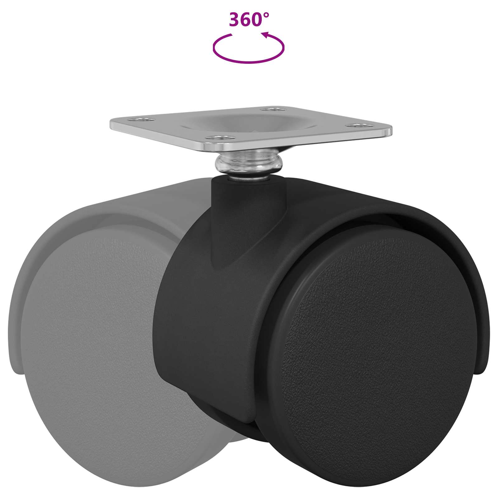 Στρόφιγγα 12 pcs Μαύρο 39,5 x 39,5 x 37,8 χιλ Σίδηρος και PP - Pakobazaar