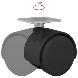 Στρόφιγγα 12 pcs Μαύρο 39,5 x 39,5 x 37,8 χιλ Σίδηρος και PP - Pakobazaar