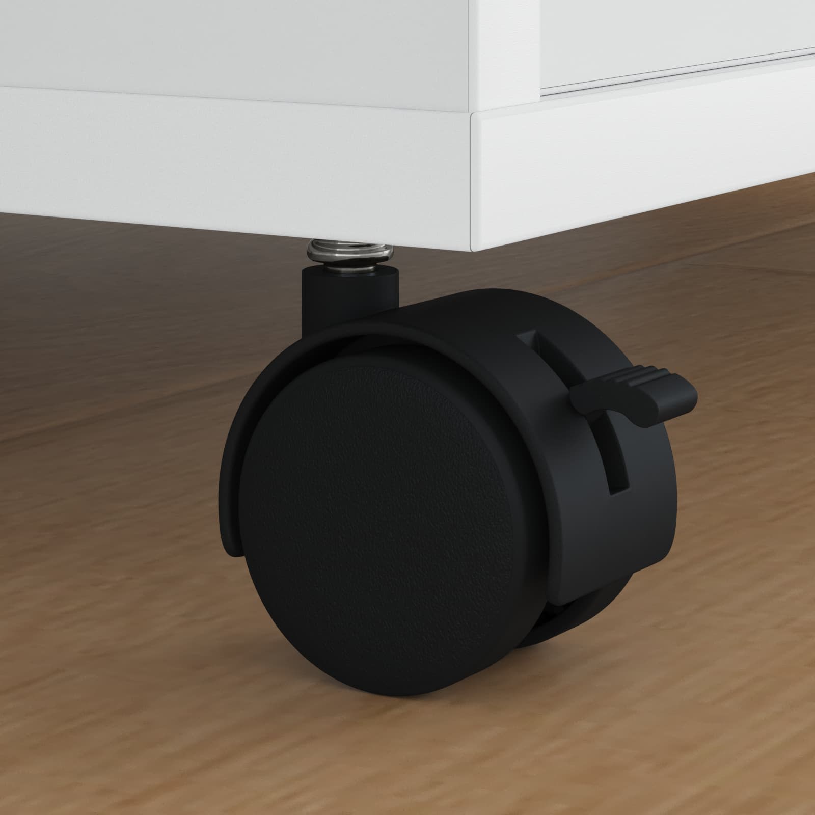 Τροχός 12 pcs Μαύρο 39,5 x 39,5 x 37,8 χιλ - Pakobazaar