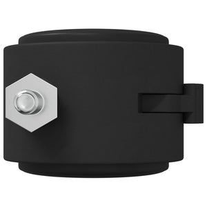 Τροχίσκος 2 pcs Μαύρο και Ασημί 40,1 x 40,1 x 37,8 χλστ - Pakobazaar