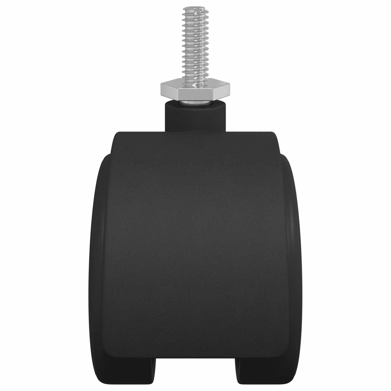 Ρόδες 2 pcs Μαύρο 40,1 x 37,8 χιλ PP και Σίδερο - Pakobazaar