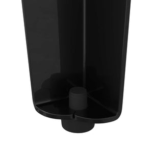 Πόδια Επίπλων 2 pcs Μαύρο 54,1 x 54,1 x 100 mm Σίδερο - Pakobazaar