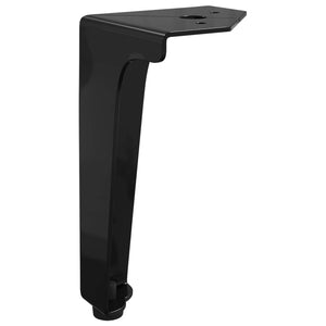 Πόδια Επίπλων 2 pcs Μαύρο 54,1 x 54,1 x 100 mm Σίδερο - Pakobazaar