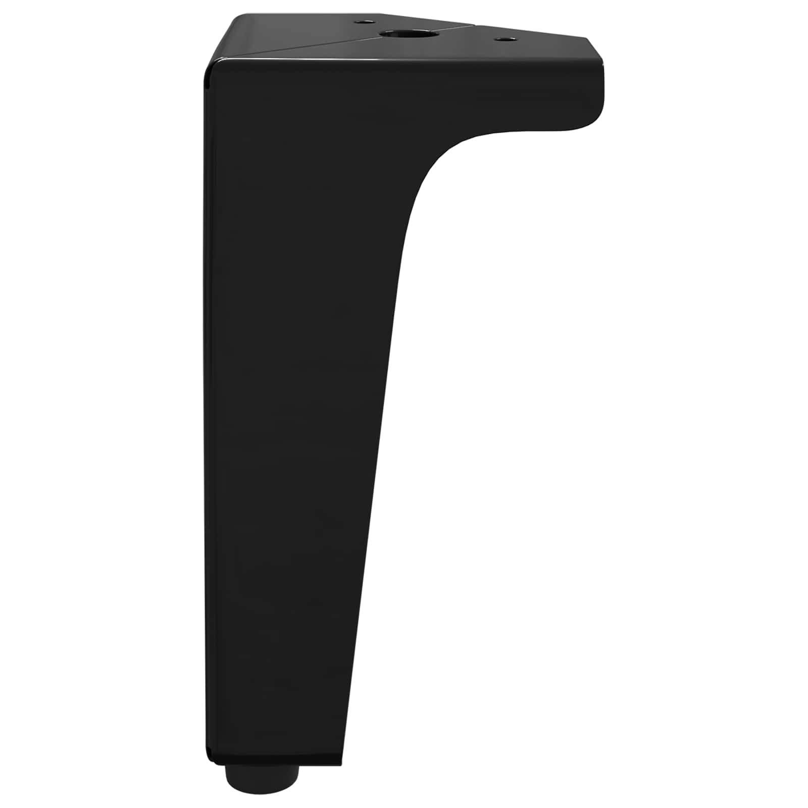 Πόδια Επίπλων 2 pcs Μαύρο 54,1 x 54,1 x 100 mm Σίδερο - Pakobazaar