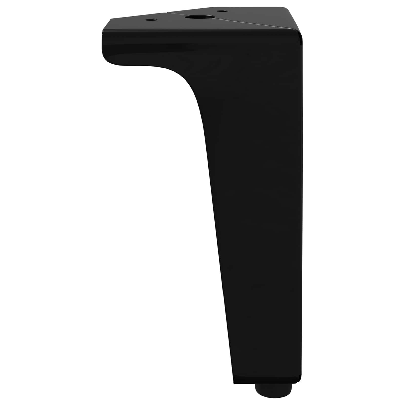 Πόδια Επίπλων 12 pcs Μαύρο 54,1 x 54,1 x 100 mm Σίδερο - Pakobazaar