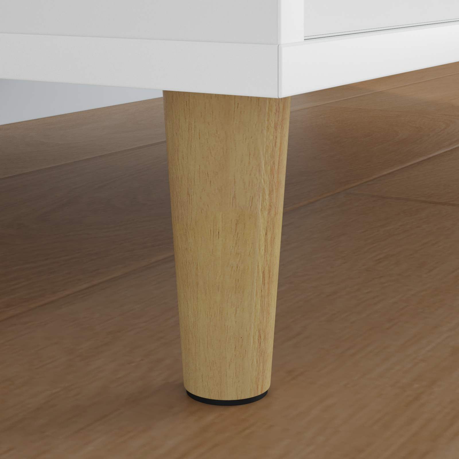 Πόδια Επίπλων 2 pcs Καφέ Ø 44 x 100 mm Στερεό Ξύλο Ευκαλύπτου