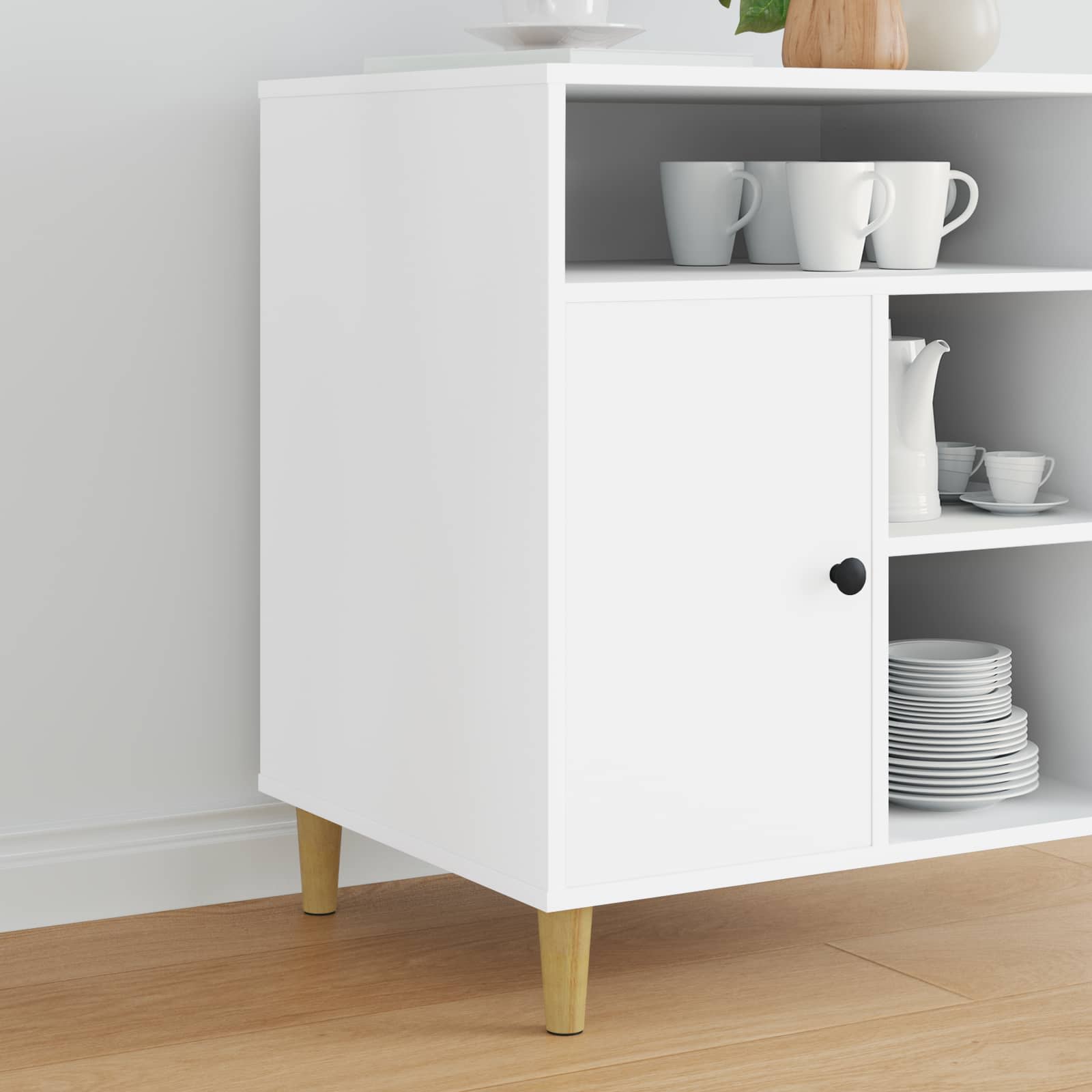 Πόδια Επίπλων 12 pcs Καφέ Ø 44 x 100 mm Στερεό Ξύλο Ευκαλύπτου