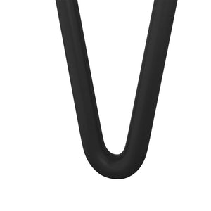 Πόδι επίπλου 12 τεμ. Μαύρο 54.1 x 54.1 x 100 mm Σίδερο