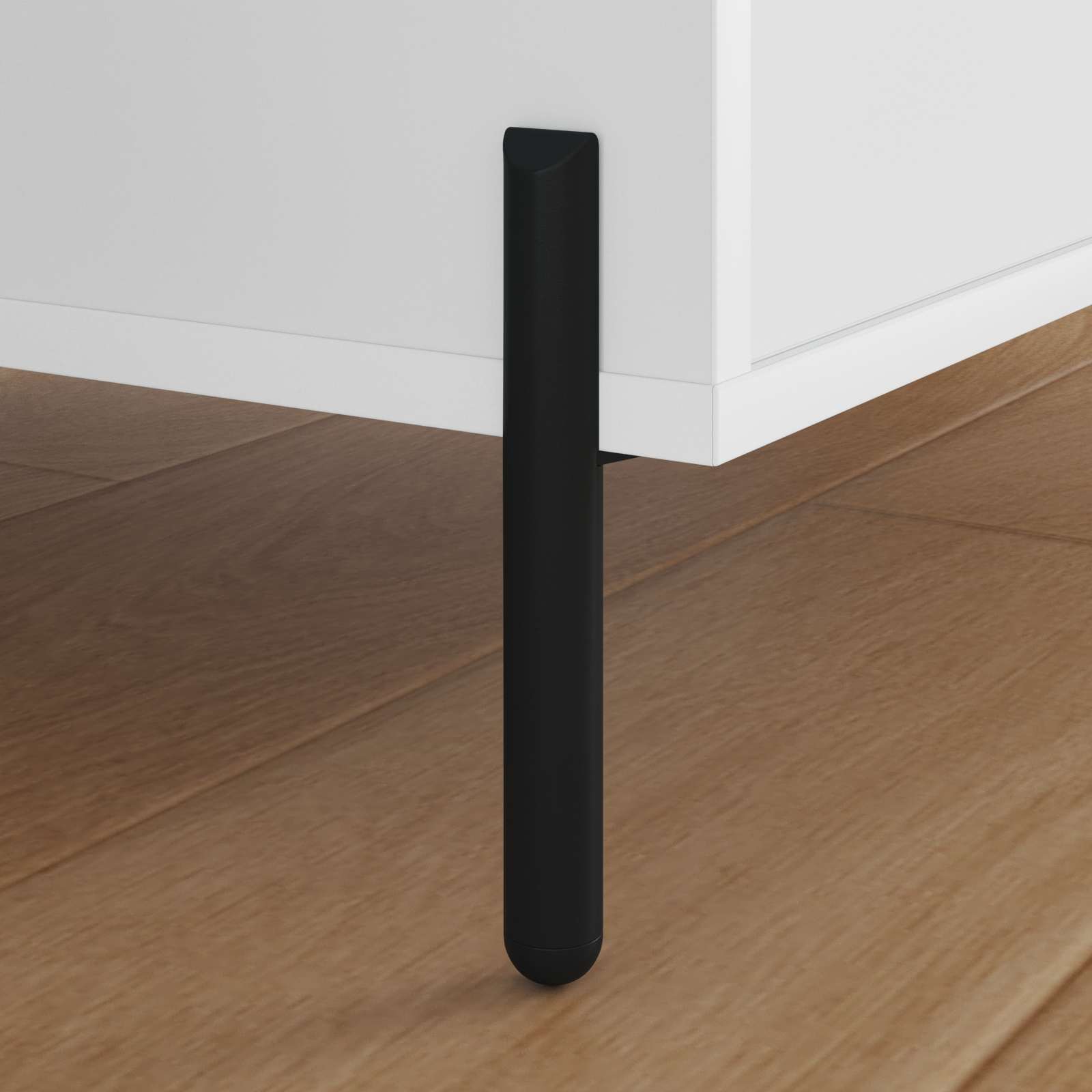 Πόδια Επίπλων 2 pcs Μαύρο 66 x 36 x 160 χιλ. Σίδερο - Pakobazaar