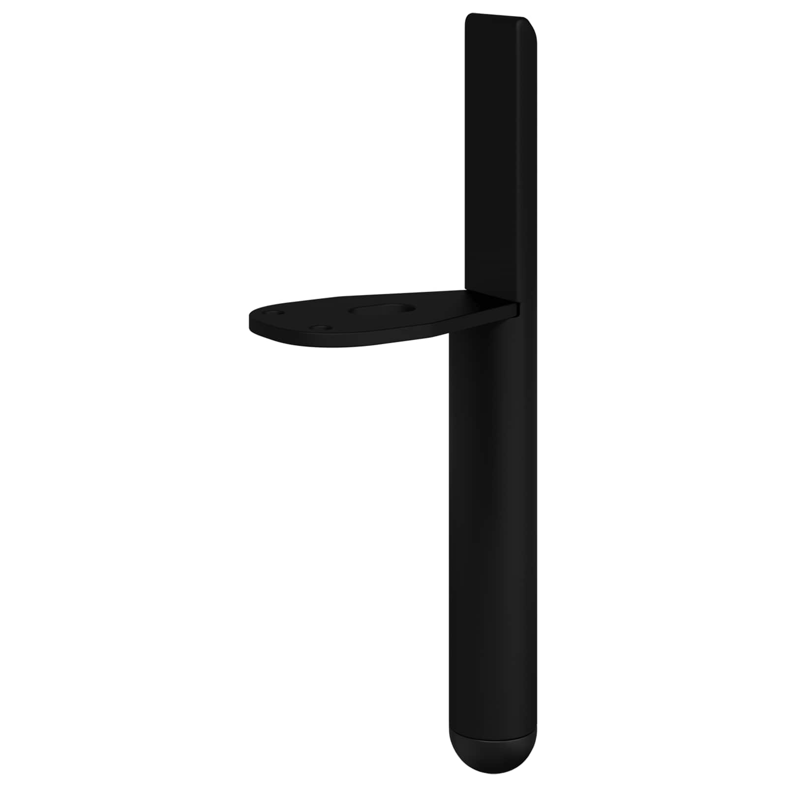 Πόδια Επίπλων 2 pcs Μαύρο 66 x 36 x 160 χιλ. Σίδερο - Pakobazaar