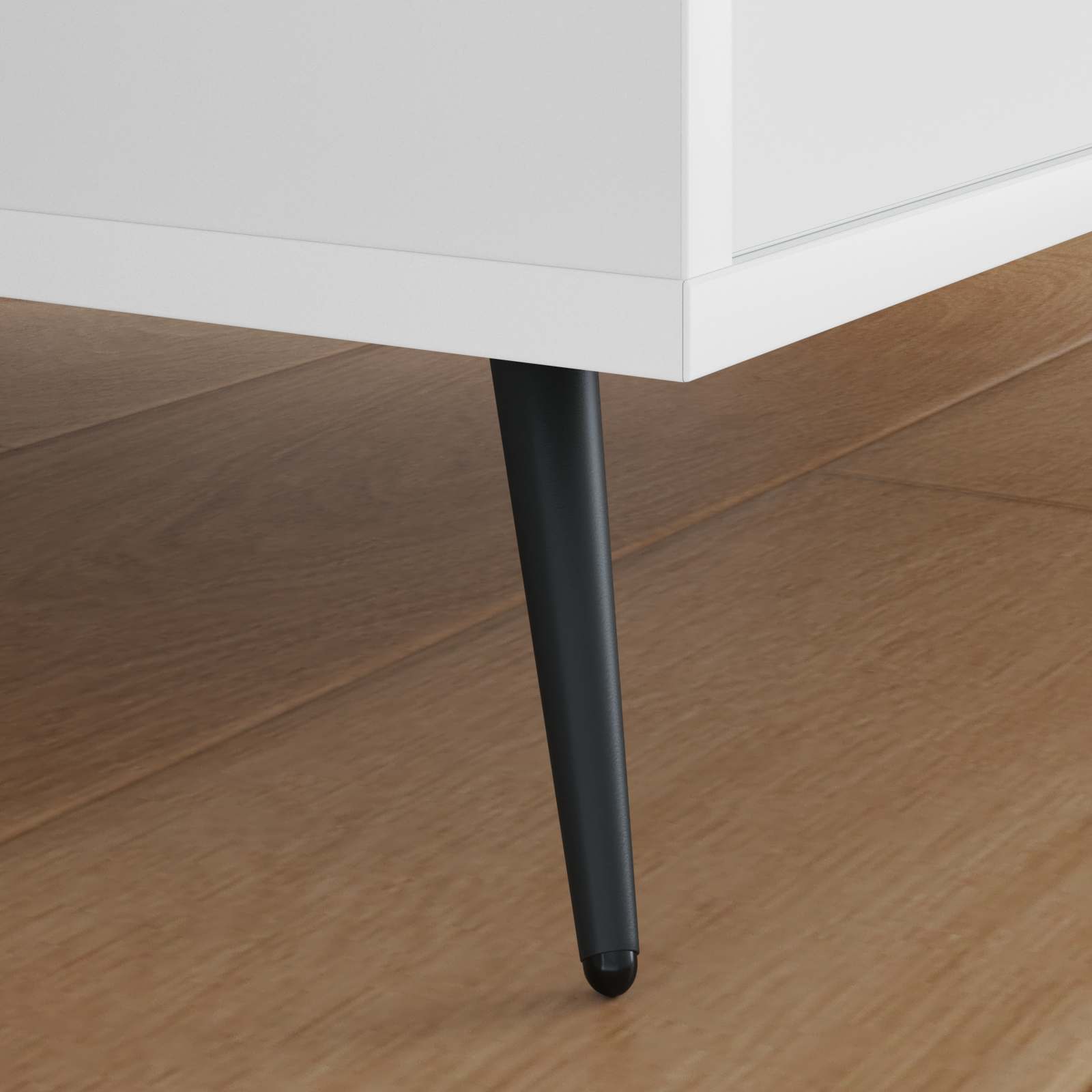 Σταντ Πόδια 2 pcs Μαύρο 56 x 56 x 100 mm Σίδερο - Pakobazaar