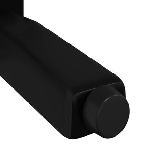 Στηρίγματα 2 τμχ. Μαύρο 40 x 40 x 100 mm Σίδερο