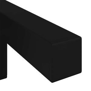Στηρίγματα 12 τεμ. Μαύρο 57 x 57 x 100 mm Σίδερο