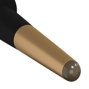 Πόδια Επίπλων 2 τμχ. Μαύρο και Χρυσό Ø 40 x 98 mm Σίδερο