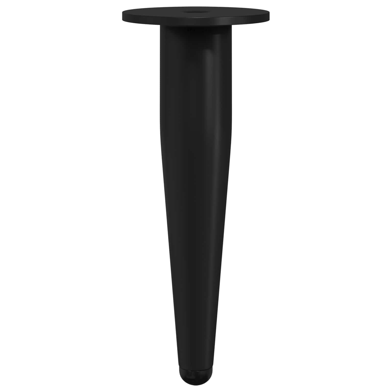 Πόδια Επίπλων 2 pcs Μαύρο Ø 40 x 98 mm Σίδερο - Pakobazaar