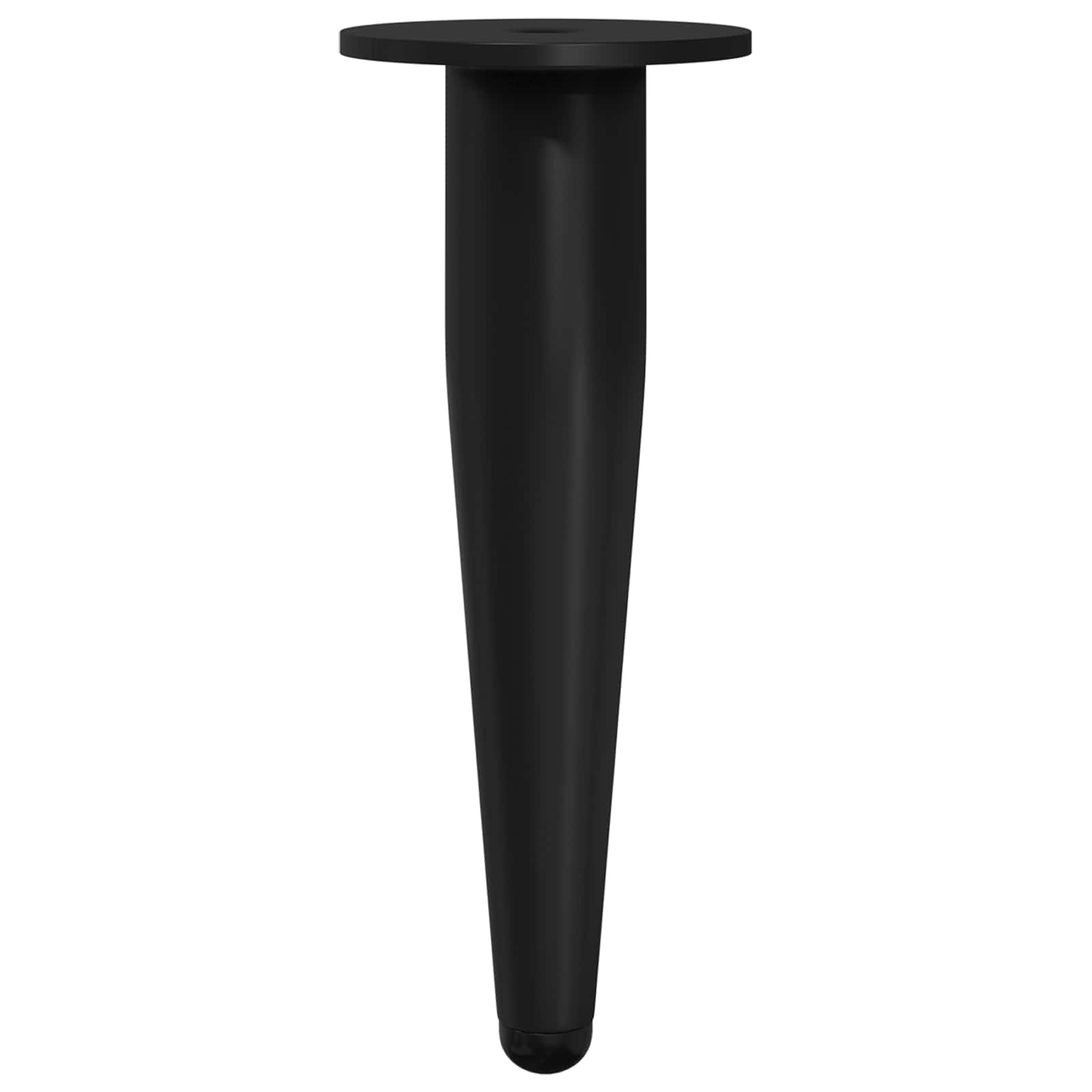 Πόδια Επίπλων 2 pcs Μαύρο Ø 40 x 98 mm Σίδερο - Pakobazaar