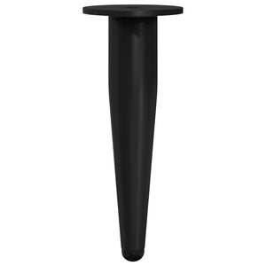 Πόδια Επίπλων 2 pcs Μαύρο Ø 40 x 98 mm Σίδερο - Pakobazaar