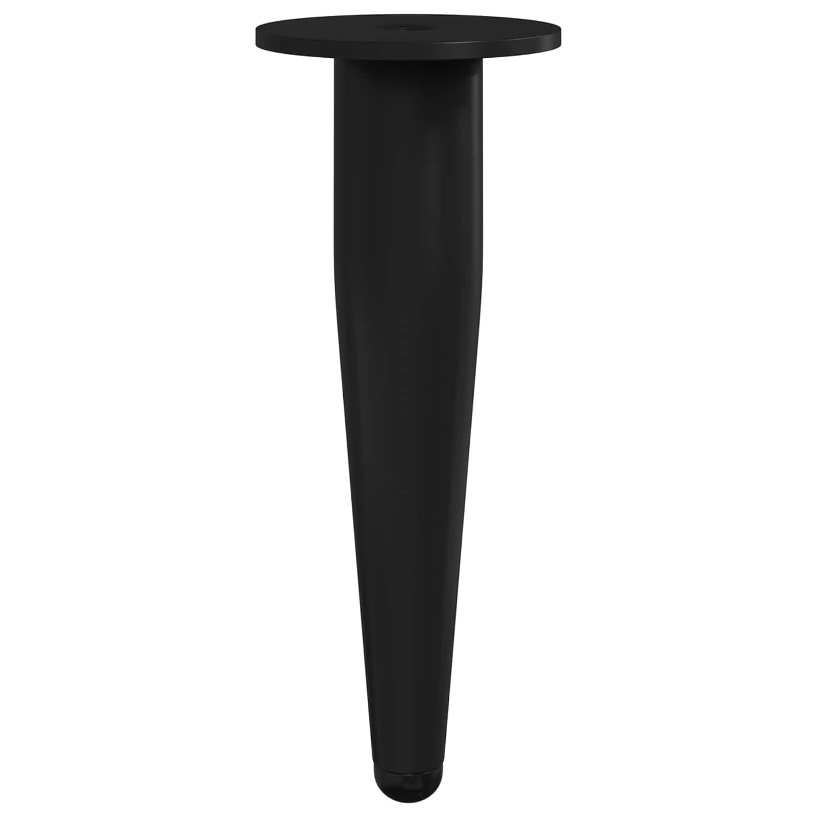 Πόδια Επίπλων 12 pcs Μαύρο Ø 40 x 98 mm Σίδερο