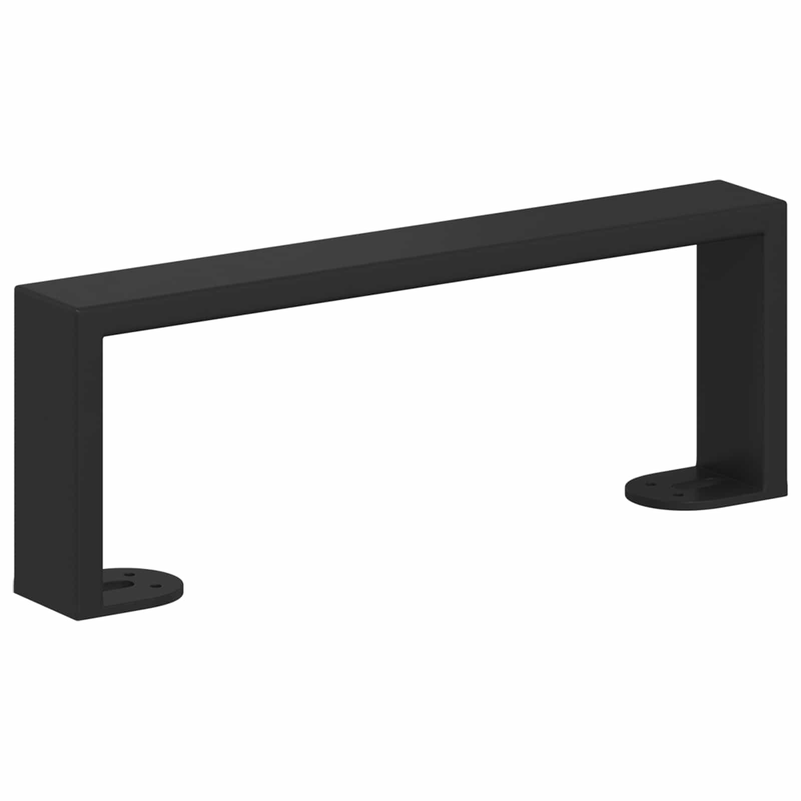 Πόδια Επίπλων 12 pcs Μαύρο 281 x 40,5 x 100 χιλ Σίδερο - Pakobazaar