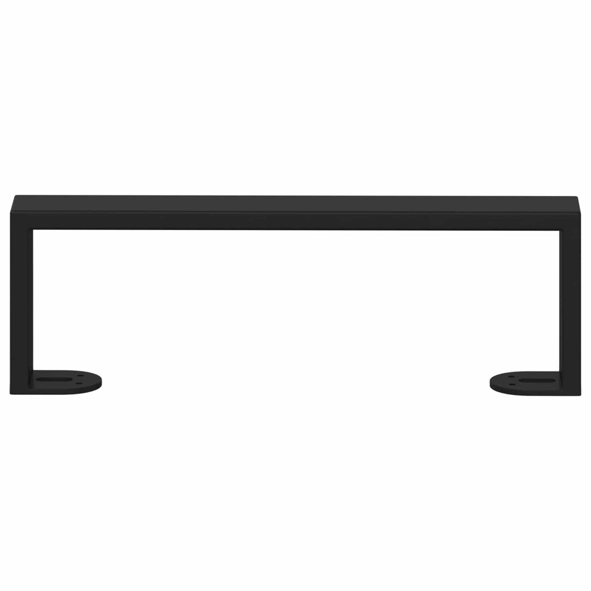 Πόδια Επίπλων 2 τεμ. Μαύρο 311 x 40,5 x 100 χιλ Σίδερο