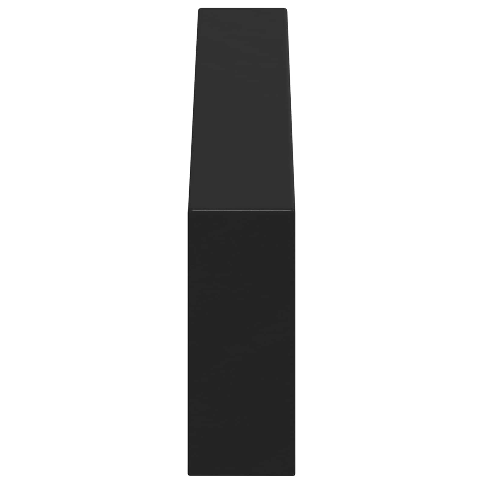 Πόδια Επίπλων 12 pcs Μαύρο 311 x 40,5 x 100 χιλ Σίδερο - Pakobazaar