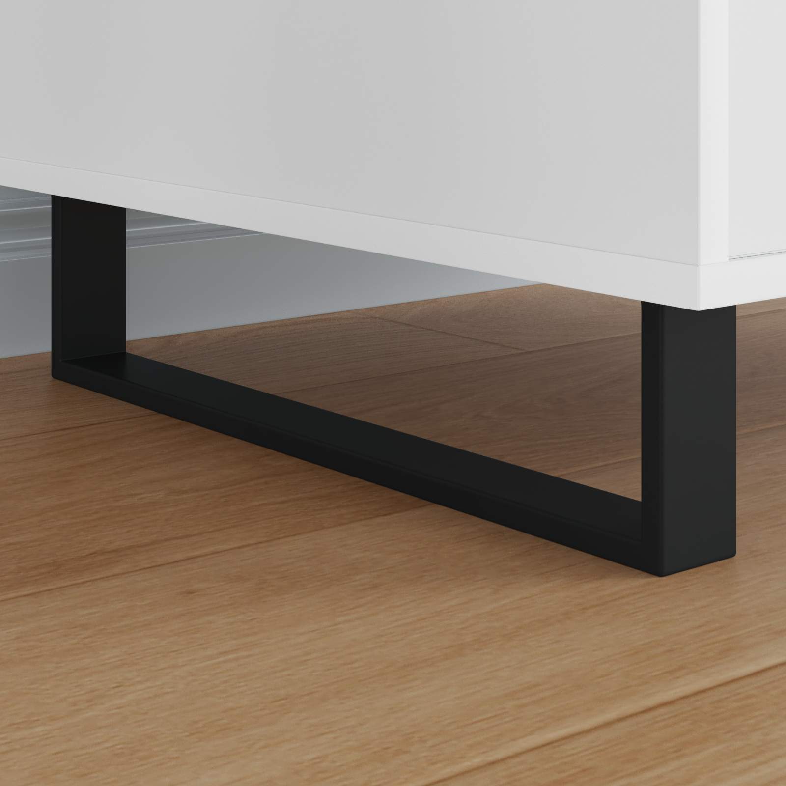 Πόδια Επίπλων 2 pcs Μαύρο 436 x 40,5 x 100 χιλ Σίδερο - Pakobazaar