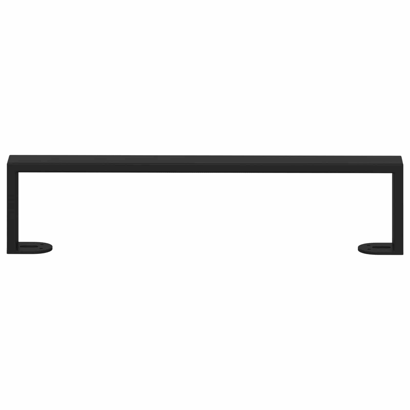 Πόδια Επίπλων 2 pcs Μαύρο 436 x 40,5 x 100 χιλ Σίδερο - Pakobazaar