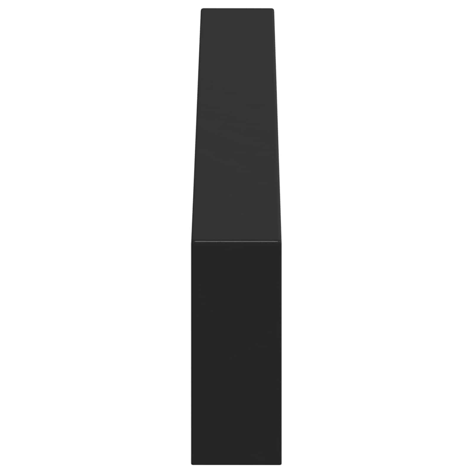 Πόδια Επίπλων 12 pcs Μαύρο 436 x 40,5 x 100 χιλ Σίδερο - Pakobazaar