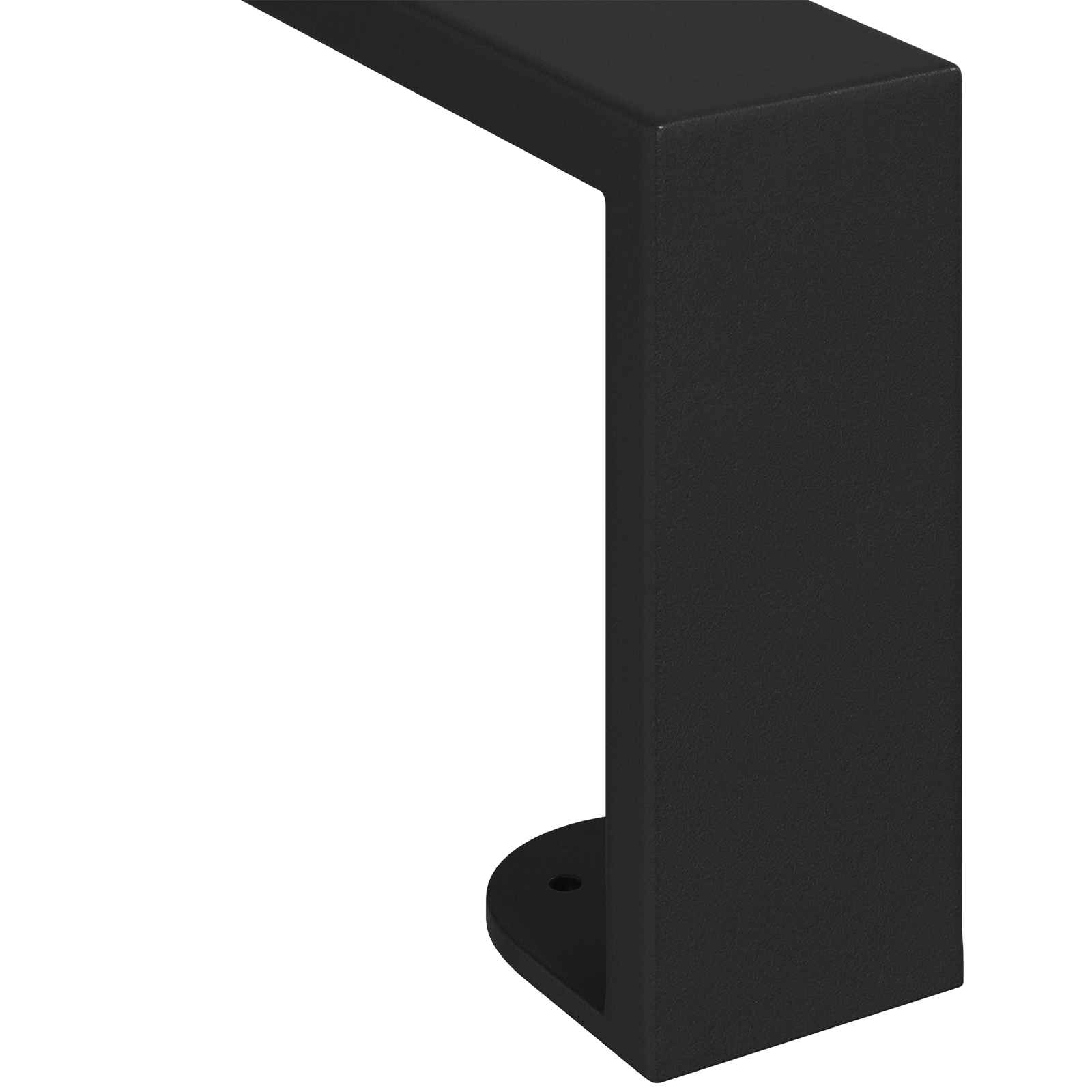 Πόδια Επίπλων 2 pcs Μαύρο 546 x 40,5 x 100 χιλ Σίδερο - Pakobazaar