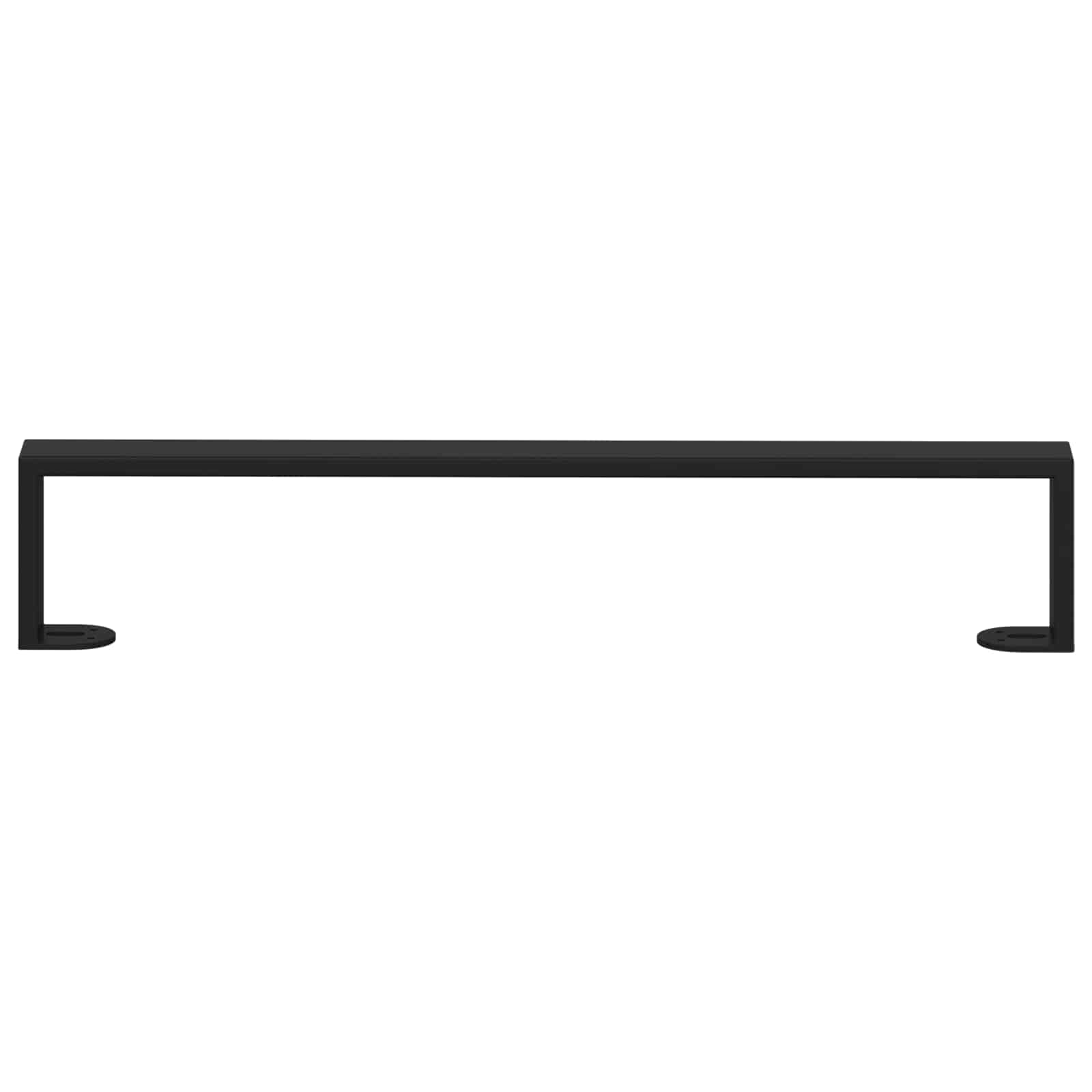 Πόδια Επίπλων 12 pcs Μαύρο 546 x 40,5 x 100 χιλ Σίδερο - Pakobazaar