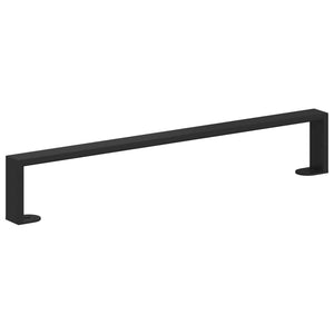 Πόδια Επίπλων 12 pcs Μαύρο 596 x 40,5 x 100 χιλ Σίδερο - Pakobazaar