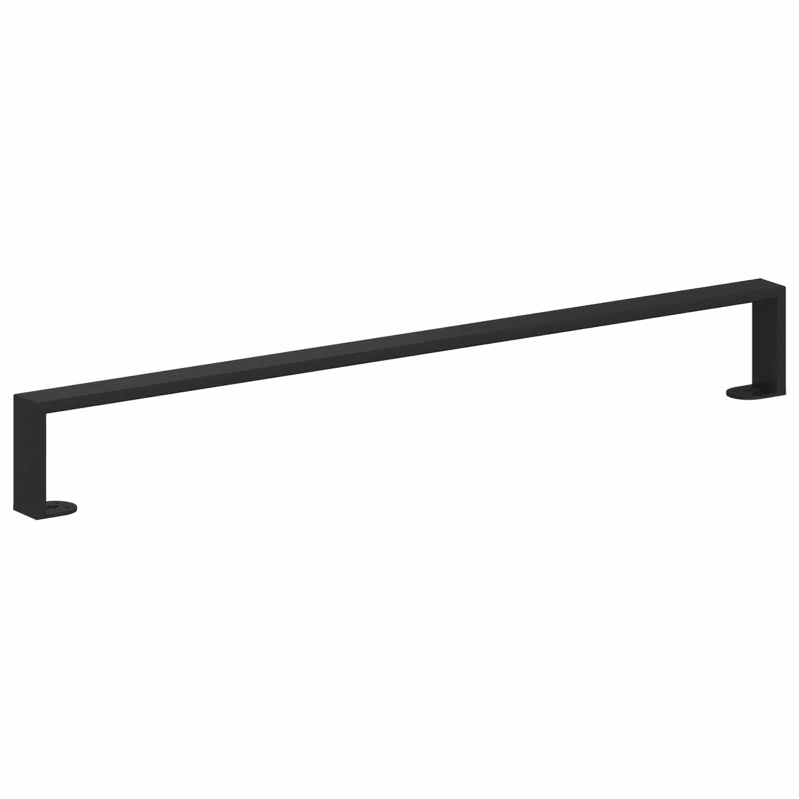 Πόδια Επίπλων 12 pcs Μαύρο 796 x 40,5 x 100 χιλ Σίδερο - Pakobazaar