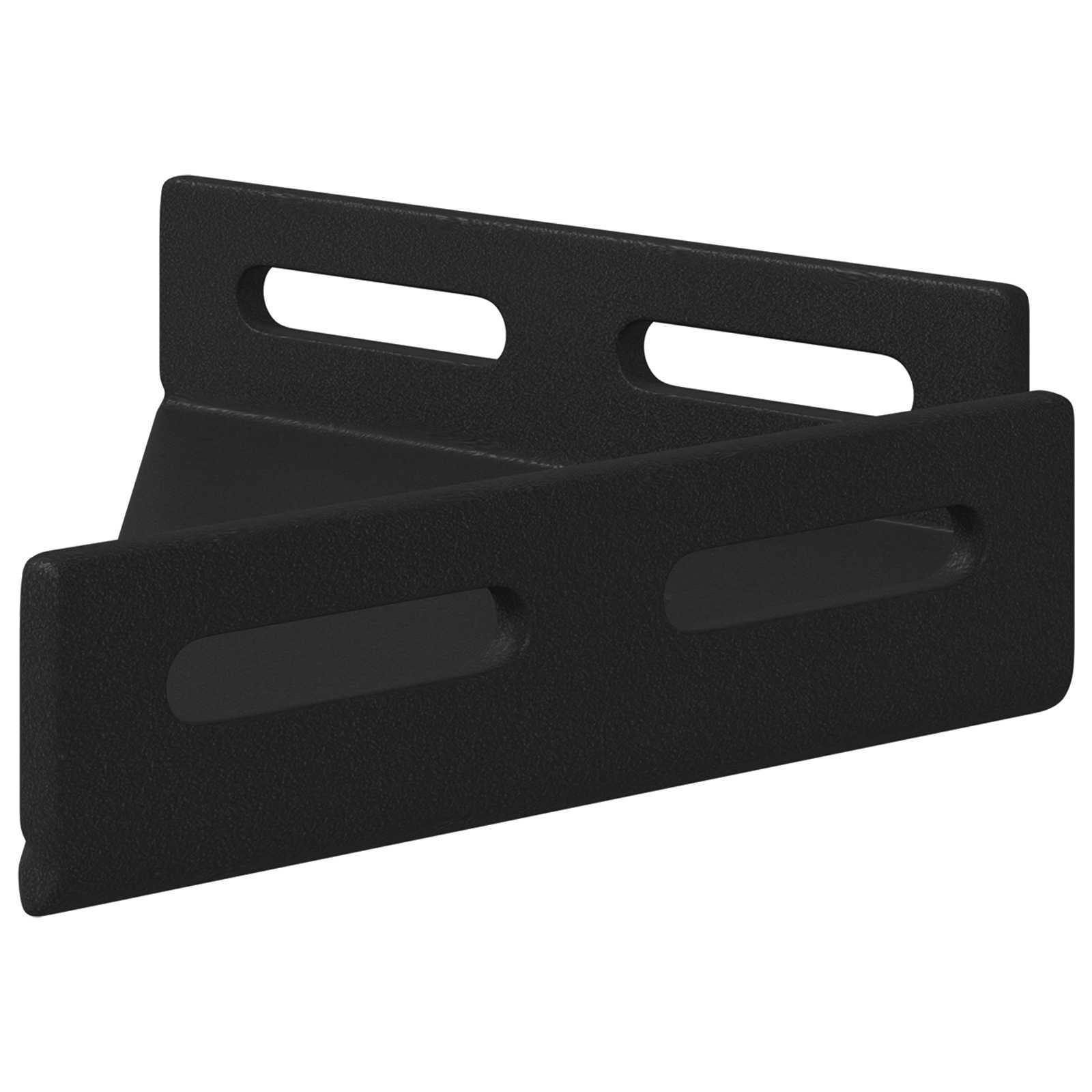 Βραχίονας Γωνίας 12 pcs Μαύρο 138,5 x 50,5 x 16 mm Σίδερο