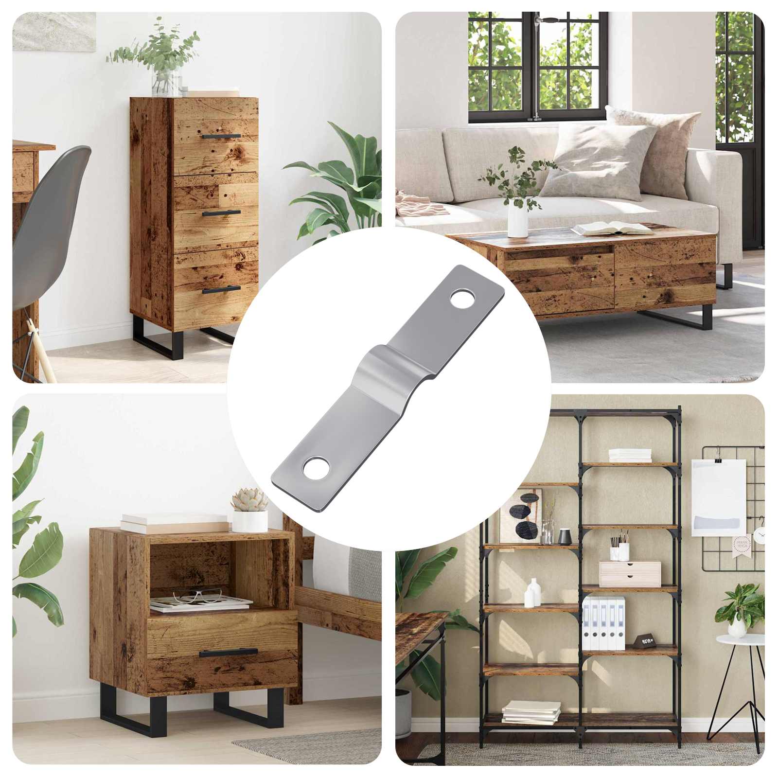 Πλάκα Χτυπήματος 12 pcs Ασημί 50 x 10 x 1,2 mm Σίδερο