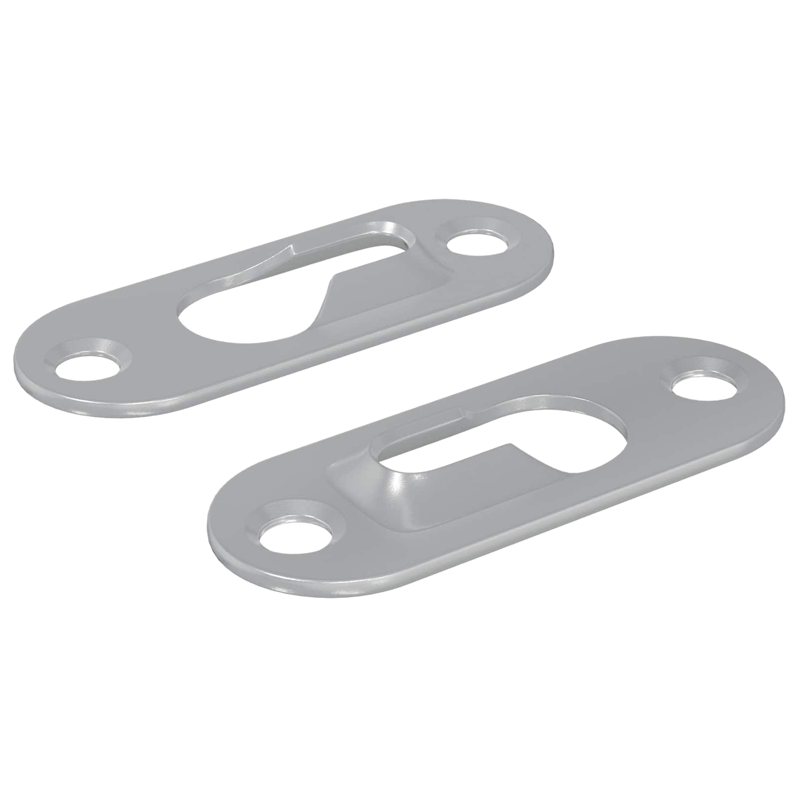 ΚΡΕΜΑΣΤΡΑ ΜΕ ΚΛΕΙΔΩΜΑ 2 pcs Ασημί 45 x 16 x 3.5 mm Σίδερο