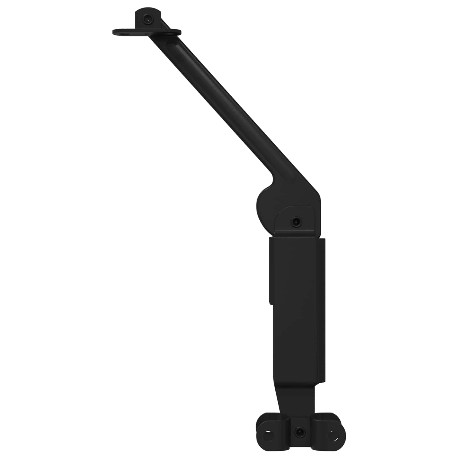 Μεντεσές στήριξης καπακιού 2 pcs Μαύρο 192 x 32 x 50 mm Ατσάλι