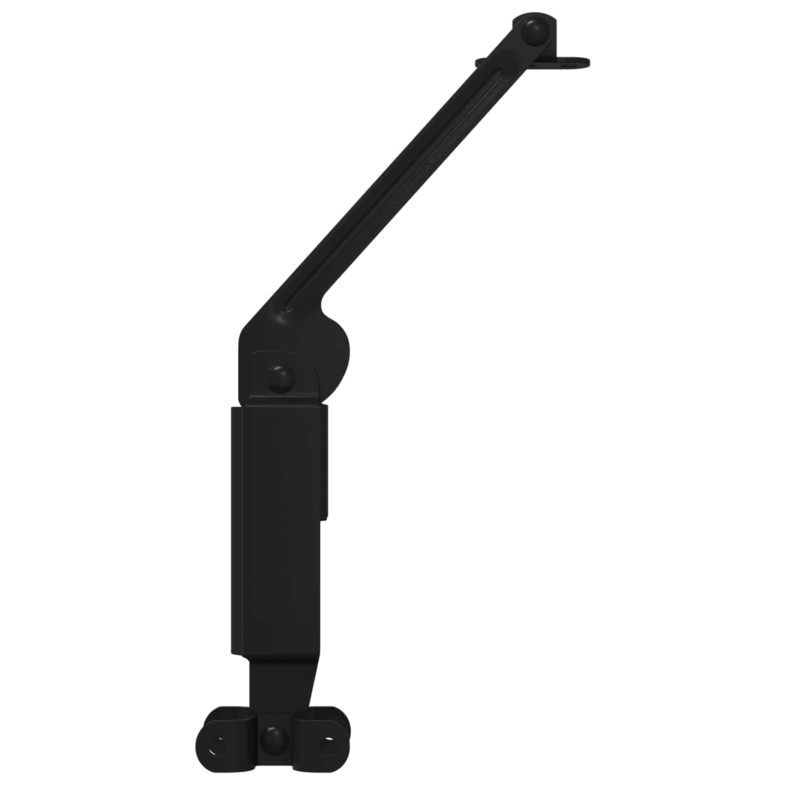 Μεντεσές στήριξης καπακιού 2 pcs Μαύρο 192 x 32 x 50 mm Ατσάλι