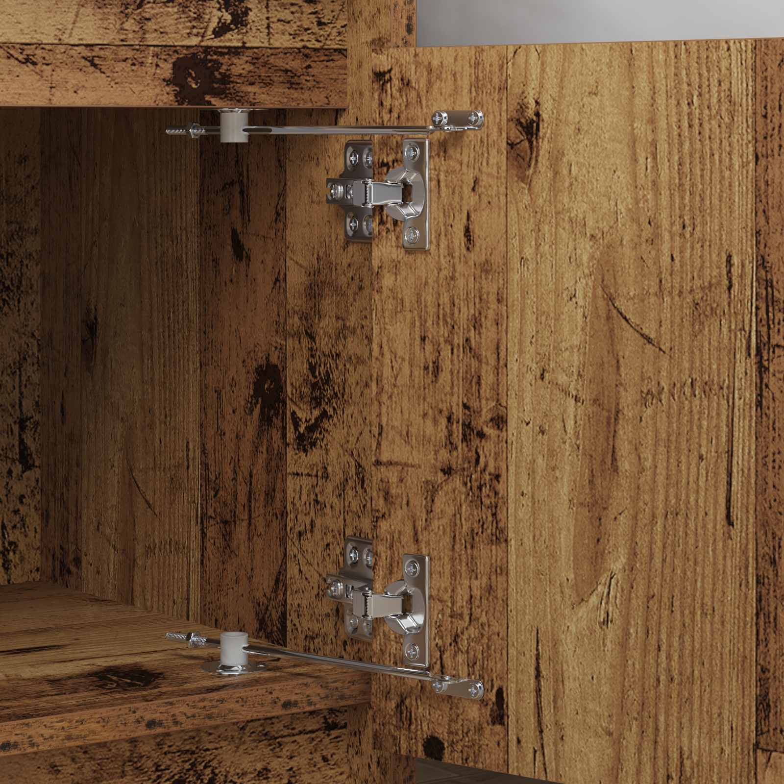 Μεντεσές στήριξης καπακιού 2 pcs Ασημί 194 x 36 x 18 mm Σίδερο