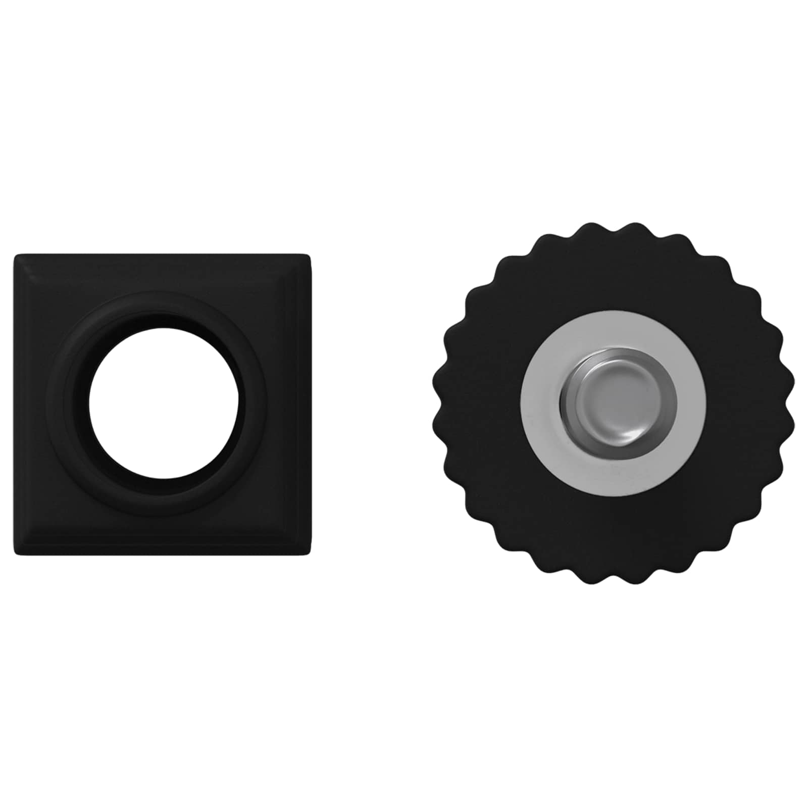 Ζυγοστάθμιση επίπλων Ρυθμιζόμενος 1895 pcs Μαύρο PP