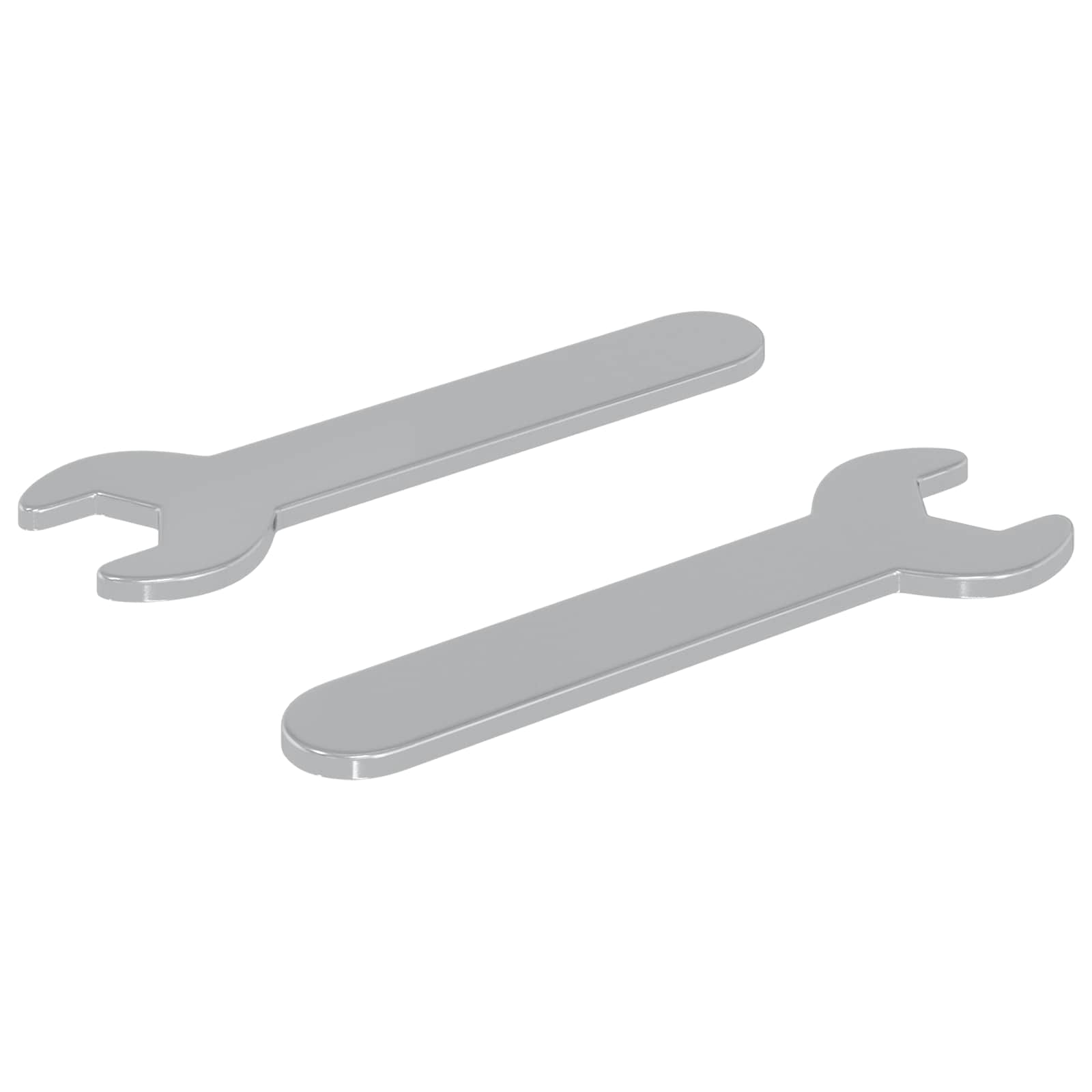 Δίχαλο 2 pcs Ασημί 10 mm Σίδερο